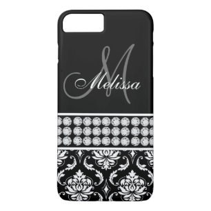 Capa Para iPhone Da Case-Mate Damasco preto diamantes impressos personalizados