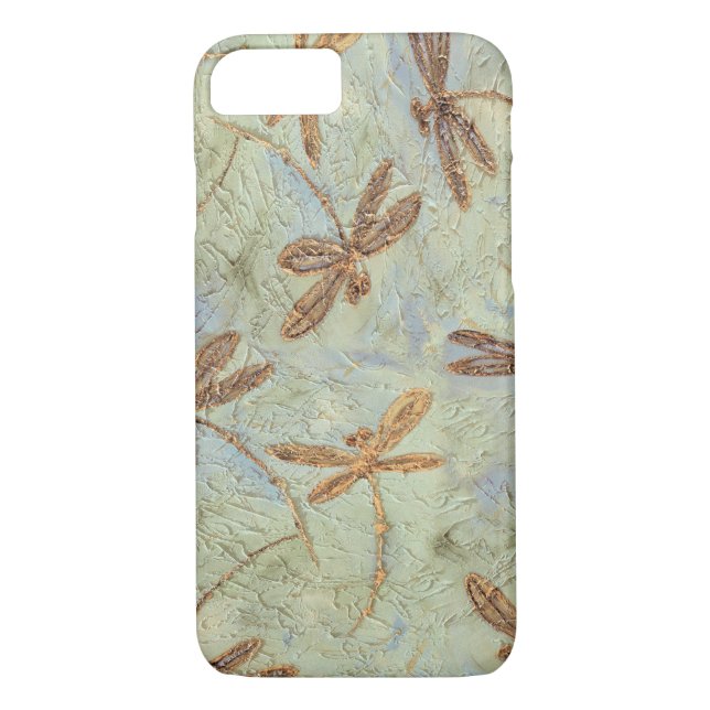 Capa Para iPhone, Case-Mate Dança de Dragonfly Dourada (Verso)