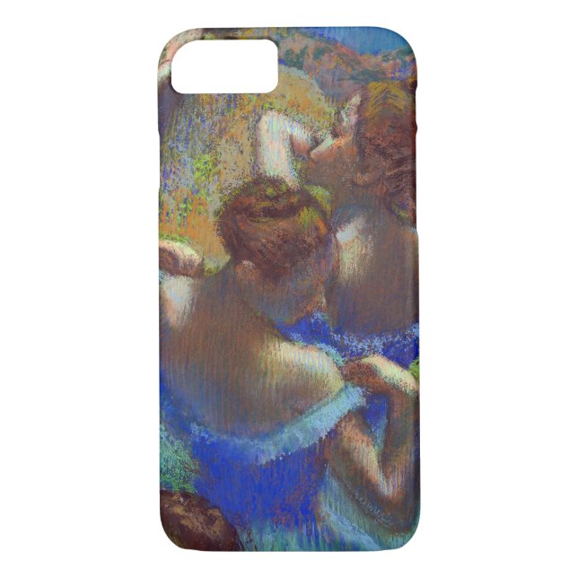 Capa Para iPhone, Case-Mate Dançarinos em Azul, Edgar Degas (Verso)