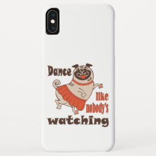 Capa Para iPhone Da Case-Mate Dance como ninguém está assistindo Pug Dog feminin
