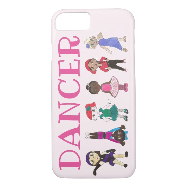 Capa Para iPhone, Case-Mate DANCER Pink Ballerina Girl Tap Jazz Acro Hop (Verso)