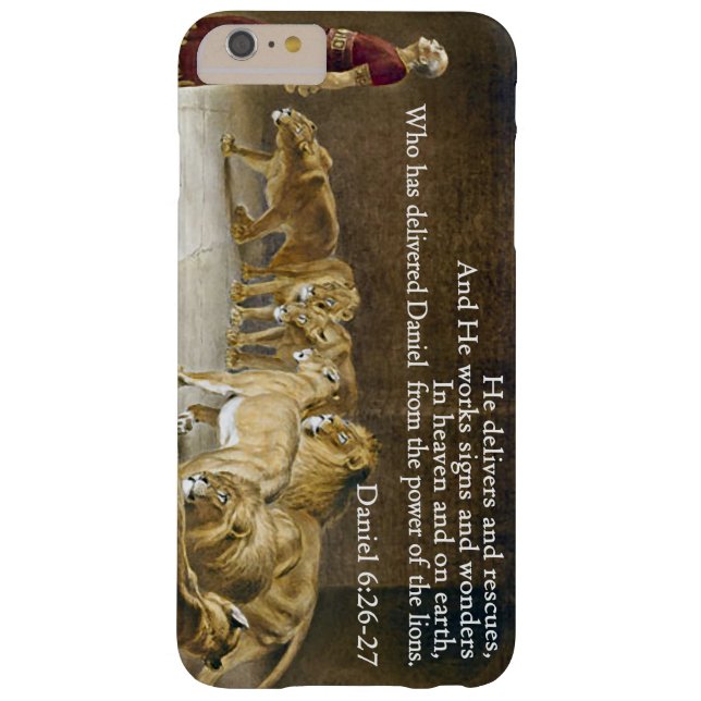 Capa Para iPhone, Case-Mate Daniel no cristão da escritura da bíblia do antro (Verso)