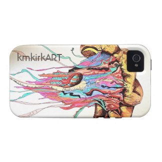 Capa Para iPhone 4/4S Das "kmkirkART do caso de Iphone 4/4s medusa"