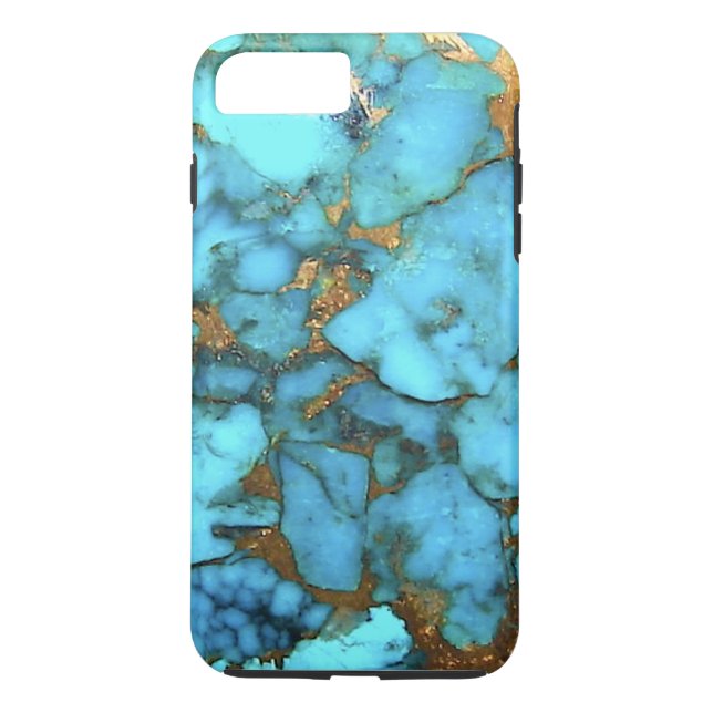 Capa Para iPhone, Case-Mate De "capa de telefone do azul turquesa " (Verso)