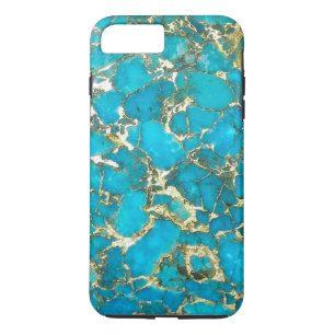 Capa iPhone 8 Plus/7 Plus De "capa de telefone turquesa "