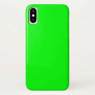 Capa Para iPhone Da Case-Mate Decor de cor de neon de fluxo verde Personalize se
