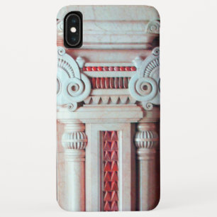 CAPA PARA iPhone XS MAX DECOR DE FANTASIA BRANCA ARTISTICA VERMELHA ELEGAN