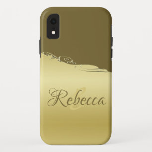 Capa Para iPhone Da Case-Mate Decoração de ouro de luxo em ouro militar