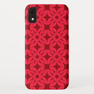 Capa Para iPhone Da Case-Mate Decoração de Padrão de Papel de Parede Vermelho
