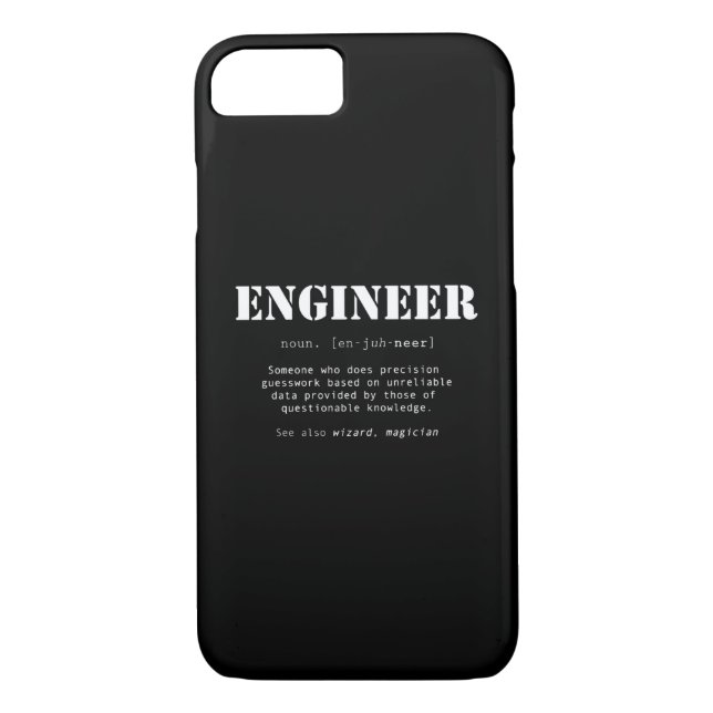 Capa Para iPhone, Case-Mate Definição de Dicionário de Engenheiros Engraçada (Verso)