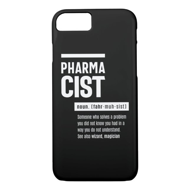 Capa Para iPhone, Case-Mate Definição de Farmacêutico Clássico de Presente Eng (Verso)