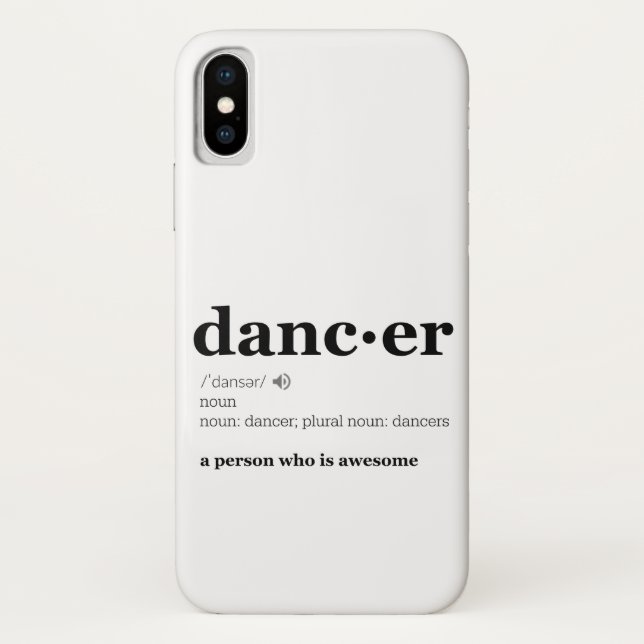 Capa Para iPhone, Case-Mate Definição de um dançarino (Verso)