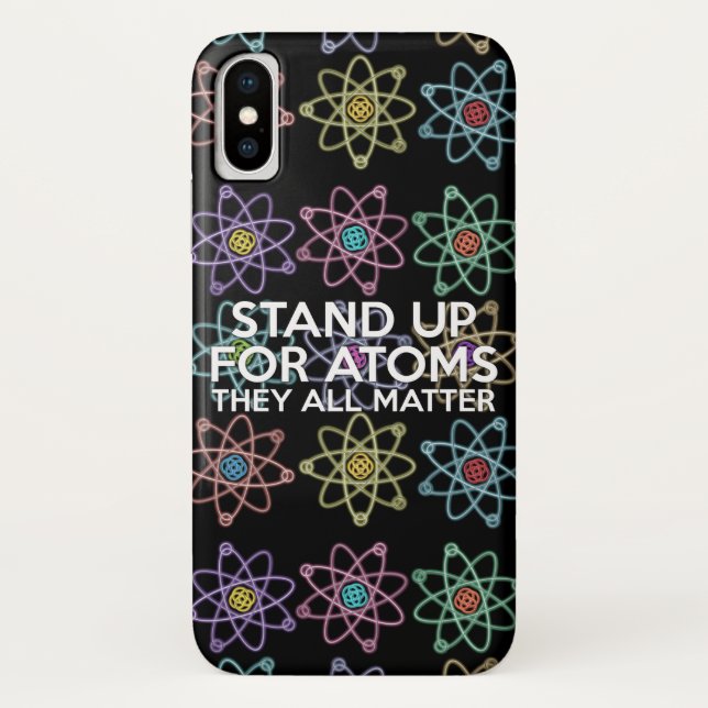 Capa Para iPhone, Case-Mate DEFIROU OS ÁTOMOS Ciência (Verso)