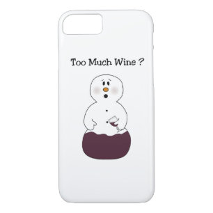 Capa iPhone 8/ 7 Demasiado Vinho Snowman iPhone 7 Case