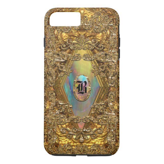 Capa Para iPhone, Case-Mate Dempsey Elegant Monograma (Verso)