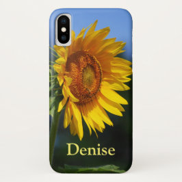 Capa Para iPhone Da Case-Mate Denise, Grande Girassol (Personalize para qualquer