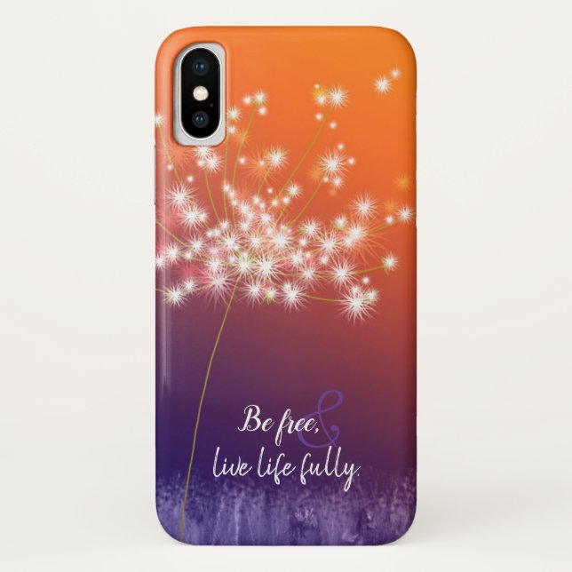 Capa Para iPhone, Case-Mate Dente-de-leão crepuscular (Verso)