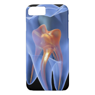 Capa Para iPhone Da Case-Mate Dente, secção transversal transparente de um molar