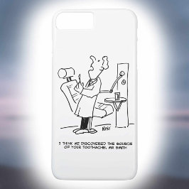 Capa iPhone 8 Plus/7 Plus Dentista Tratando um Cartoon do Paciente