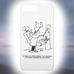 Capa iPhone 8 Plus/7 Plus Dentista tratando um desenho animado do paciente
