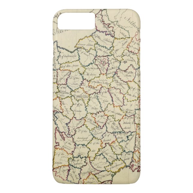 Capa Para iPhone, Case-Mate Departamentos de France (Verso)