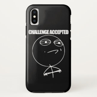 Capa Para iPhone XS Desafio aceitado