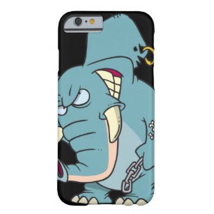 Capa Barely There Para iPhone 6 desenho animado do elefante de badass