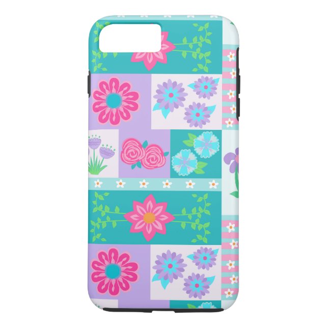 Capa Para iPhone, Case-Mate Desenho de Flores Vibrantes em Flor (Verso)