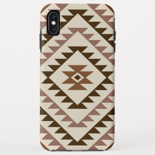Capa Para iPhone Da Case-Mate Desenho de Motivo Diamante Asteca Marrons+Cream