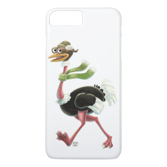 Capa Para iPhone, Case-Mate Desert Ostrich Runner (Verso)