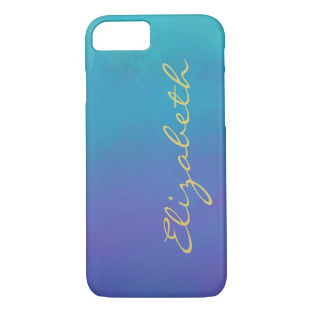Capa Para iPhone, Case-Mate Design abstrato do Dreamy Blues personalizado (Verso)