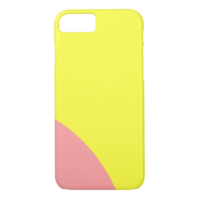 Capa Para iPhone, Case-Mate Design abstrato rosa e amarelo (Verso)
