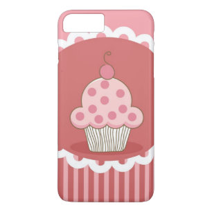 Capa Para iPhone Da Case-Mate Design cor-de-rosa do cupcake