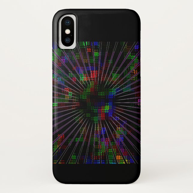 Capa Para iPhone, Case-Mate Design de Burst Elétrico (Verso)