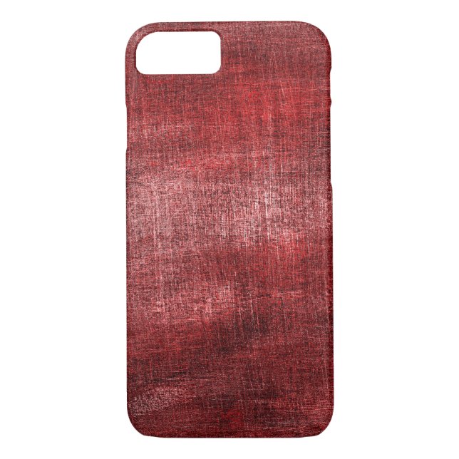 Capa Para iPhone, Case-Mate design de fundo vermelho arranhado (Verso)