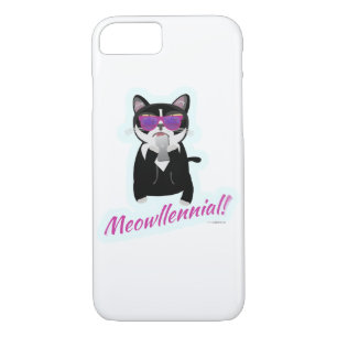 Capa iPhone 8/ 7 Design de Geração de Gato Engraçado Meowlinneal 