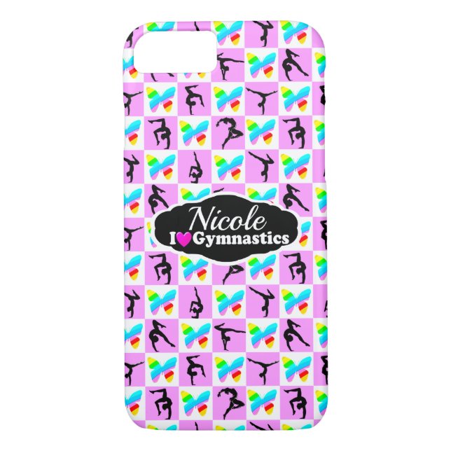 Capa Para iPhone, Case-Mate DESIGN DE GINÁSTICA DE PILHA bonito (Verso)