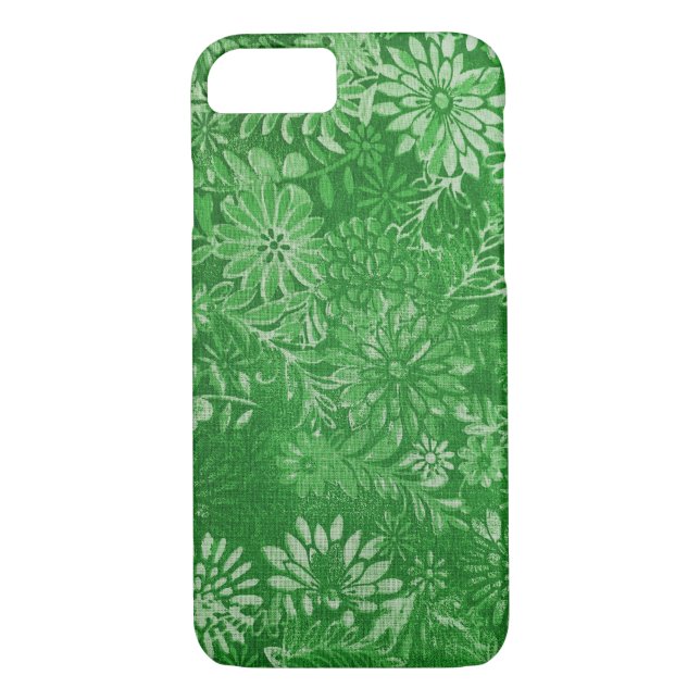 Capa Para iPhone, Case-Mate design de margarida verde ousada (Verso)