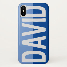 Capa Para iPhone Da Case-Mate Design de nome em negrito.