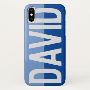 Capa Para iPhone Da Case-Mate Design de nome em negrito.