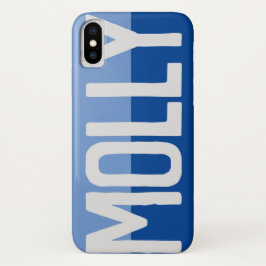 Capa Para iPhone Da Case-Mate Design de nome em negrito.