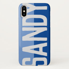 Capa Para iPhone Da Case-Mate Design de nome em negrito.