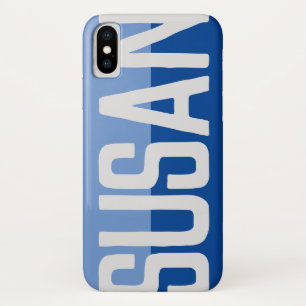 Capa Para iPhone Da Case-Mate Design de nome em negrito.