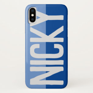 Capa Para iPhone Da Case-Mate Design de nome em negrito.