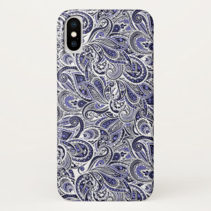Capa Para iPhone Da Case-Mate Design de padrões branco-azul-esmalte