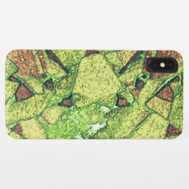 Capa Para iPhone Da Case-Mate Design de pedra vulcânica, pintada, de cor amarelo