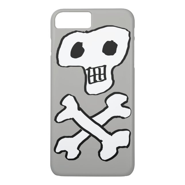 Capa Para iPhone, Case-Mate Design de pirata de crânio e bósforos (Verso)