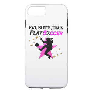 Capa iPhone 8 Plus/7 Plus DESIGN DE SOCCER DE REPRODUÇÃO DE TINTA bonito