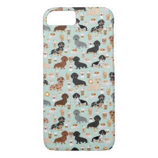 Capa Para iPhone Da Case-Mate Design dos cafés do Dachshund