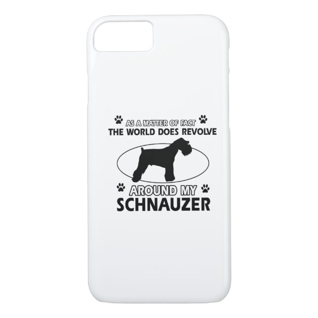 Capa Para iPhone, Case-Mate design engraçado do SCHNAUZER (Verso)